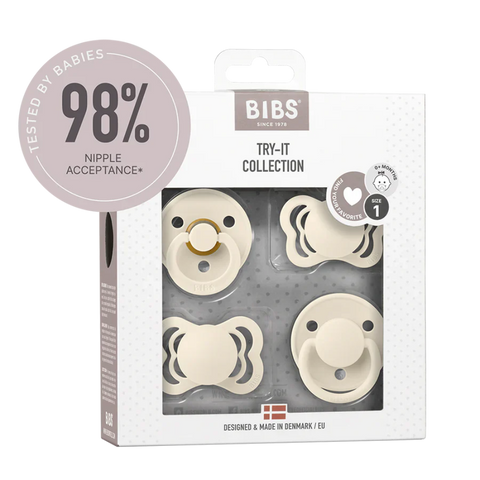 BIBS Pacifiers Try It Nipple Collection