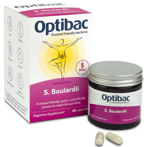 Optibac Saccharomyces Boulardii Bowel Calm 40Caps