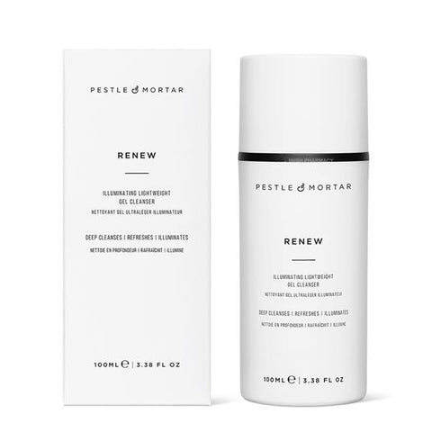 Pestle & Mortar Renew Illuminating Lightweight gel Cleanser 100ml