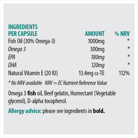 Sona Omega-3 1000mg Fish Oil