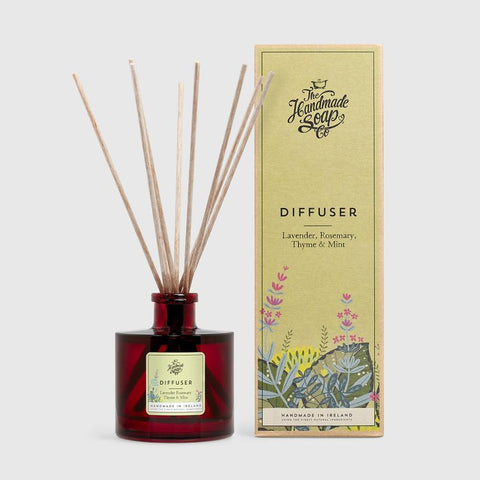 Handmade Soap Company Reed Diffuser Lavender, Rosemary, Thyme & Mint 180ml