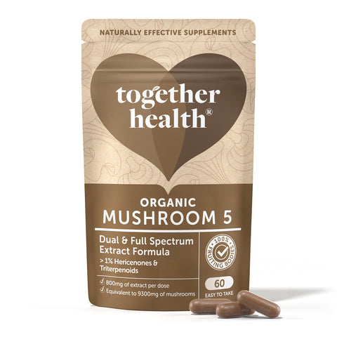 Together Health Organic Mushroom 5, 60 Capsules