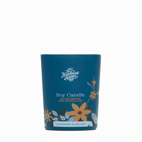 The Handmade Soap Company Bitter Orange, Pink Pepper & Hay Mini Candle