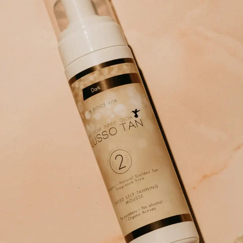 Lusso Tinted Self Tanning Mousse 200ml - DARK