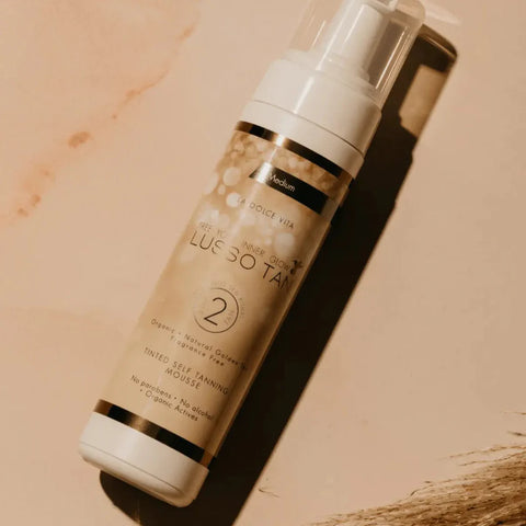 Lusso Tinted Self Tanning Mousse 200ml  - MEDIUM