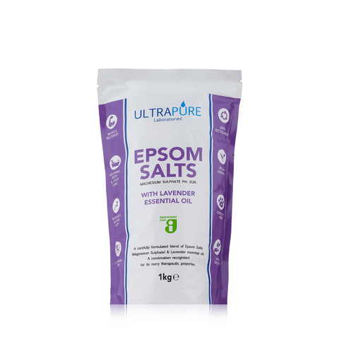 Ultrapure Epsom Salts & Lavender Essential Oil 1kg