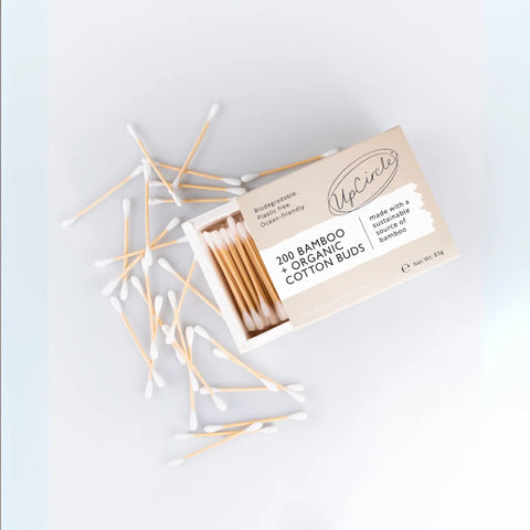 Upcircle 200 Organic Bamboo Cotton Buds Pieces