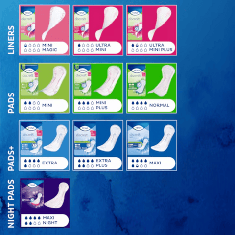 TENA Lady Discreet Extra Plus 8's