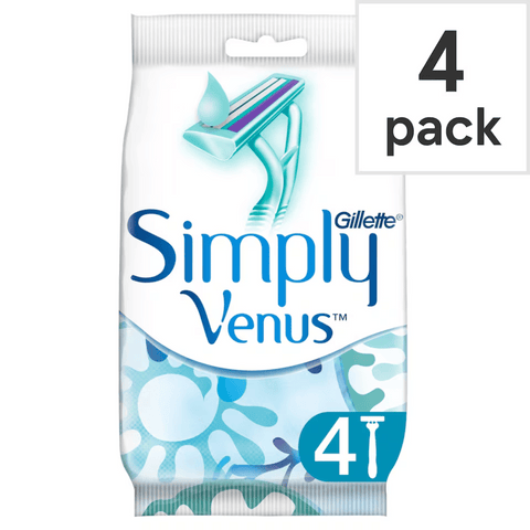 Gillette Simply Venus 2 4's