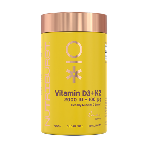 Nutriburst Vitamin D3 + K2 - Lemon - 60 gummies