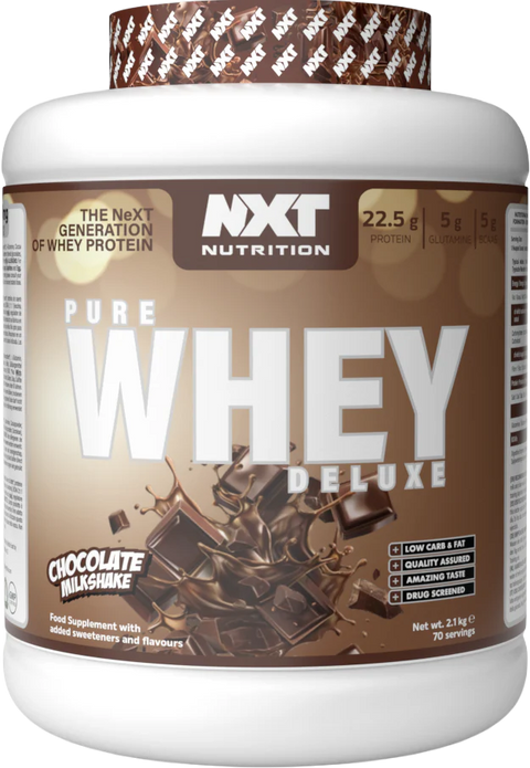 NXT Nutrition Pure Whey Deluxe 2.1kg Chocolate Milkshake
