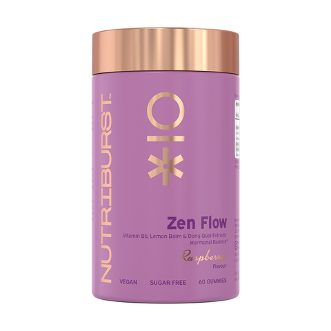 Nutriburst Zen Flo - Raspberry - 60 gummies