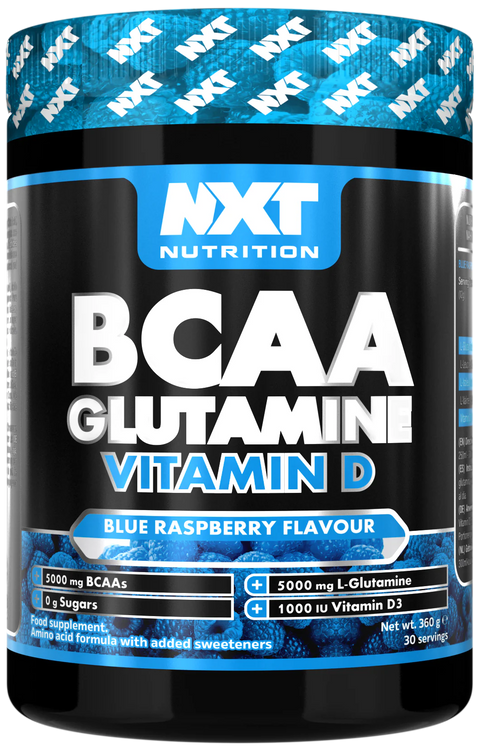 Nxt Nutrition Bcaa, glutamine Vit D (360g) 30 Servings