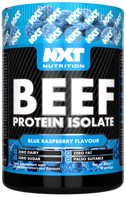 NXT Beef Protein Isolate 540g - Blue Raspberry