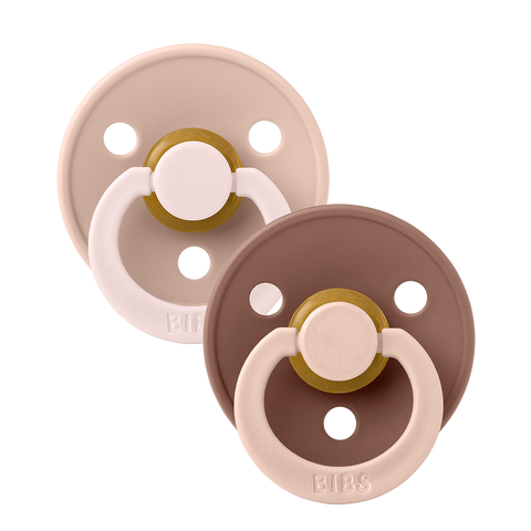 STUDIO Colour Pacifiers 2 Pack Fusion - Blush Woodchuck mix