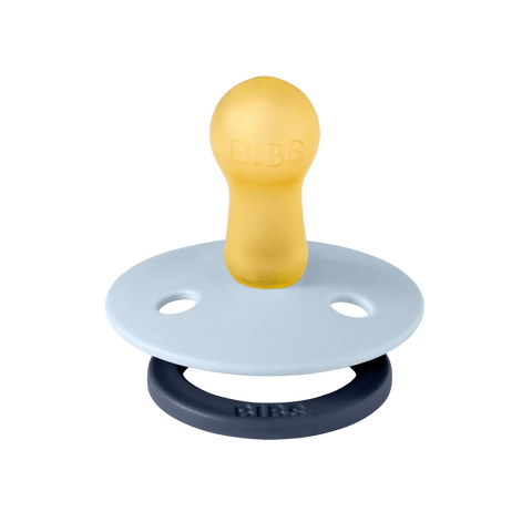 BIBS STUDIO Colour 2 Pacifiers Pack Fusion - Baby Blue Petrol mix