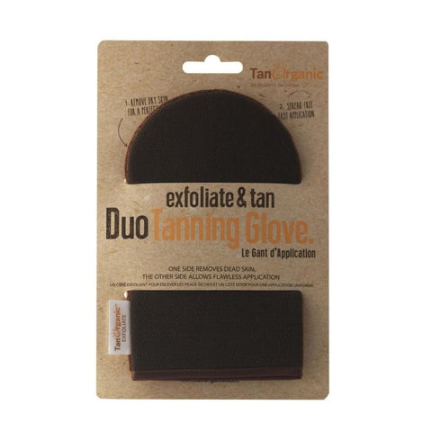 Tan Organic Exfoliator & Tan Duo Tanning glove