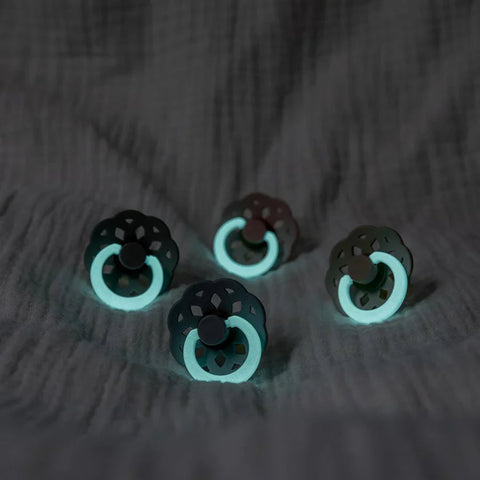 Bibs Boheme Pacifier - glow In The Dark 2 Pack