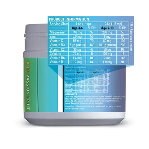 Mag365 Kids Magnesium Multi - Passionfruit 300g