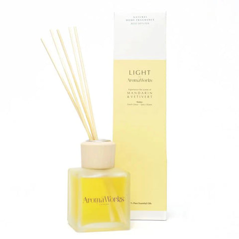 AromaWorks Light Range Mandarin & Vetivert Reed Diffuser 100ml