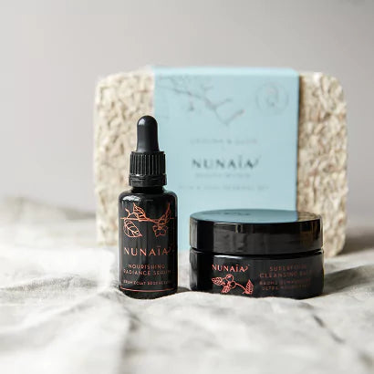 Nunaia ground & glow Skin Ritual Set