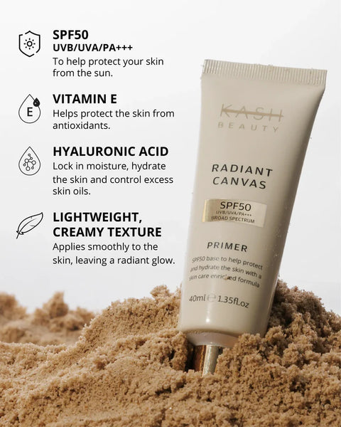 KASH Beauty Radiant Canvas Primer SPF50