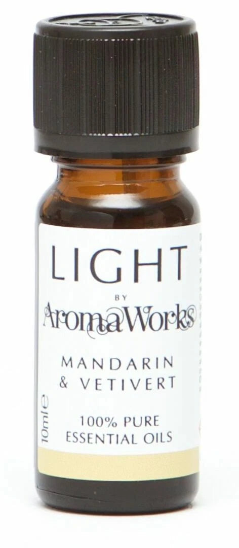 AromaWorks Light Mandarin & Vetivert Essential Oil 10ml